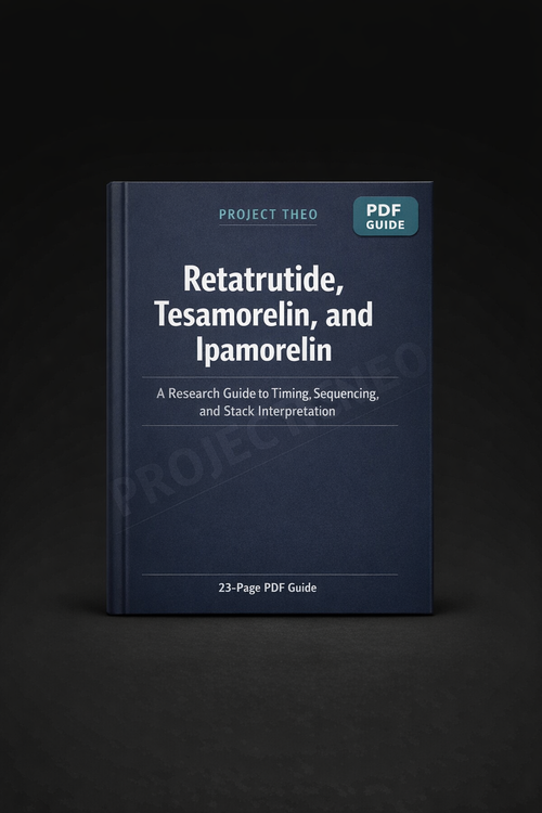 Retatrutide, Tesamorelin, and Ipamorelin: A Research Guide to Timing, – PROJECT THEO Retatrutide, Tesamorelin, and Ipamorelin: A Research Guide to Timing, – PROJECT THEO